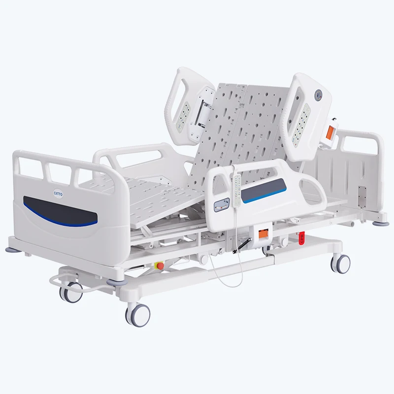 2025 New Design 5 Function Electric Hospital Bed ICU Nursing Bed