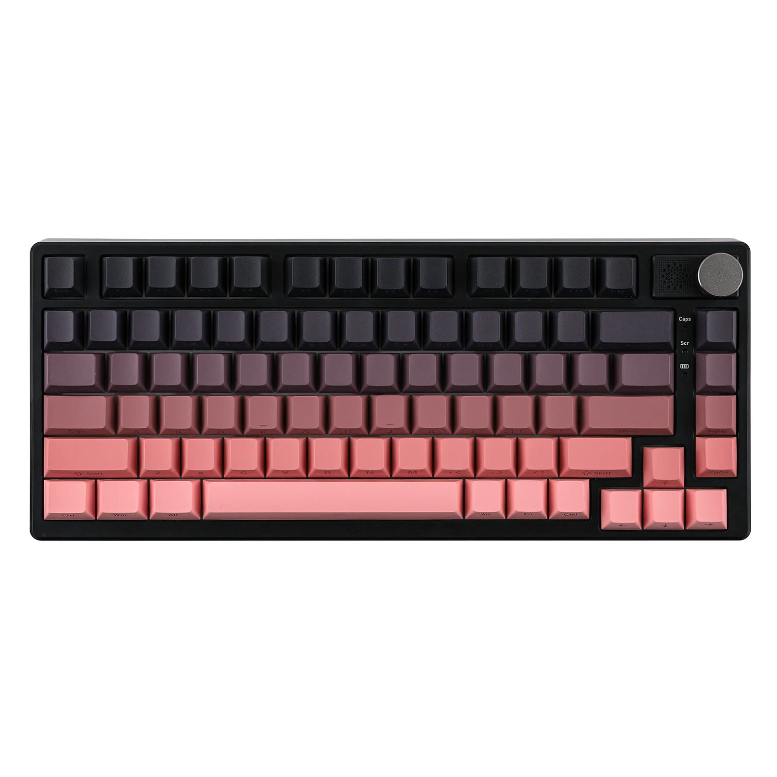 Epomaker HE75 Tri Mechanical Keyboard Interchangeable Knob Module Thocky Sound Mechanical Gaming Keyboard with Low Latency