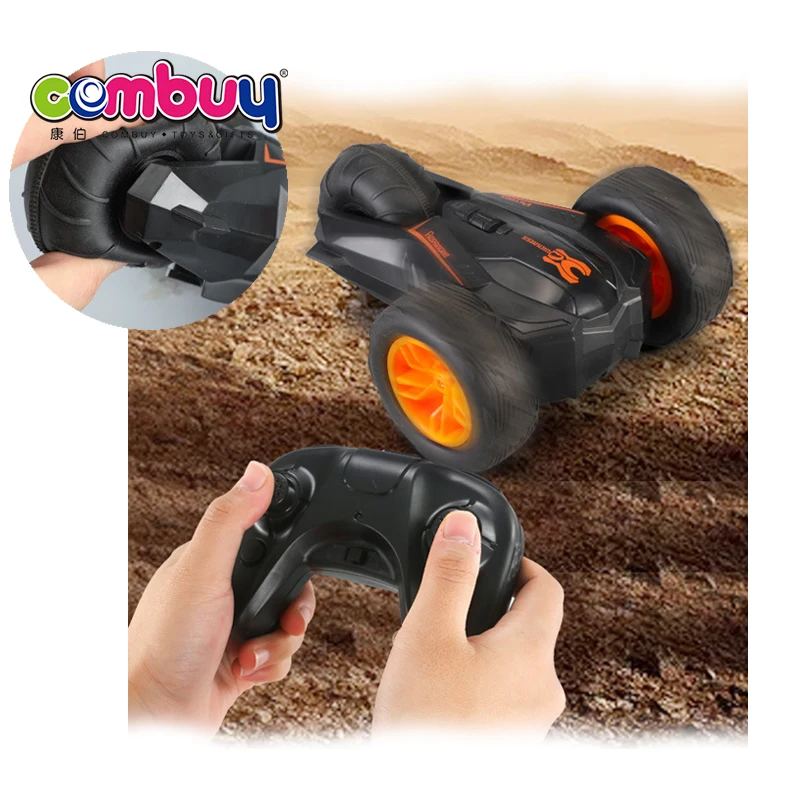 Remote Control Double Sliding Rotating Drift Toy Rc 3 Wheel Stunt Car