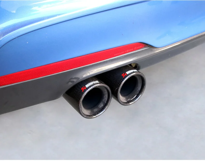 Snap installation easy installation Carbon fiber Exhaust pipe tip for Akrapovic for BMW M Series AUDI Q Series RS Series
