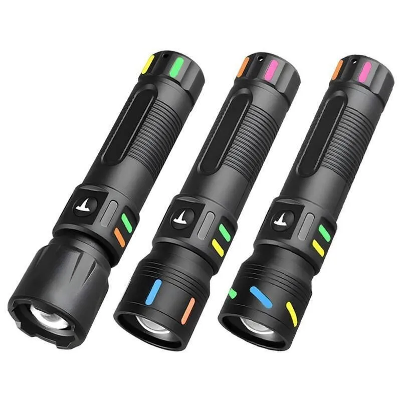 Brightenlux Super Bright Small Mini Plastic Linterna Zoom High Power Led Rechargeable Flashlights Torch