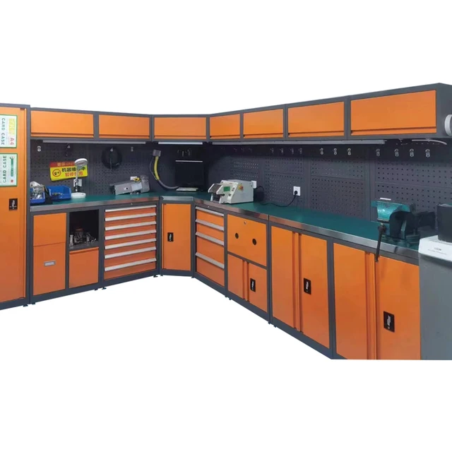 Workbench Garages Storage Tool Cabinets Kit Tools Premium Heavy Duty Cabinets Workshop Equipment