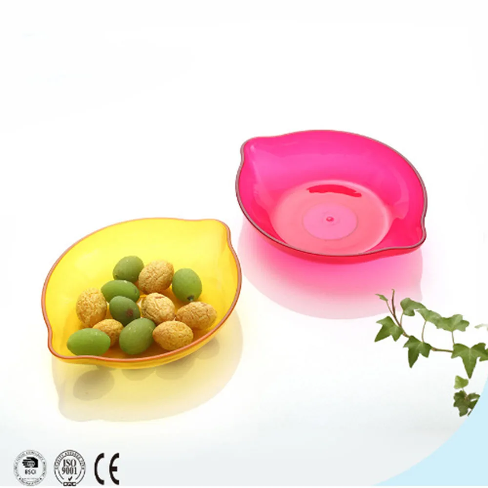 Cross Border Plastic Household New Fashionable Europe Style Durable Food Grade Party Use Oval Dessert Plate