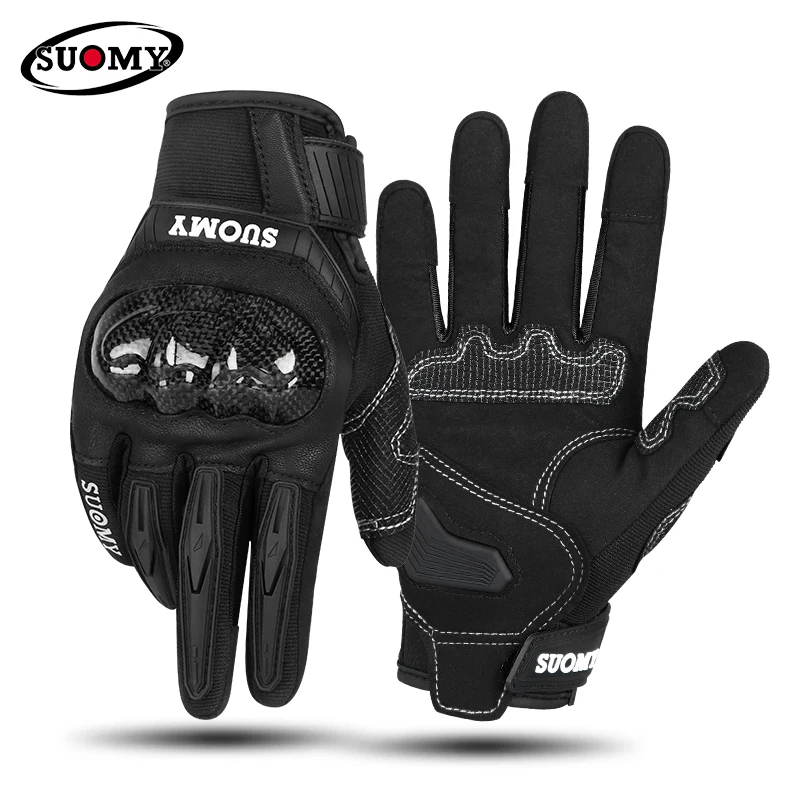 Suomy Summer Motorcycle Gloves Breathable Wear Resistant Racing Gloves ...