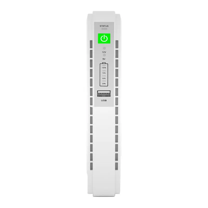 SKE Mini UPS WiFi Router with IP Camera Single Phase UPS 18650 Lithium Battery UPS Backup 5V 9V 12V for Networking Application