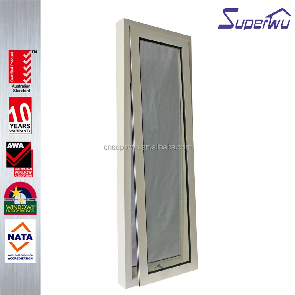 US Style hurricane proof Aluminum Awing window Outwards Opening design