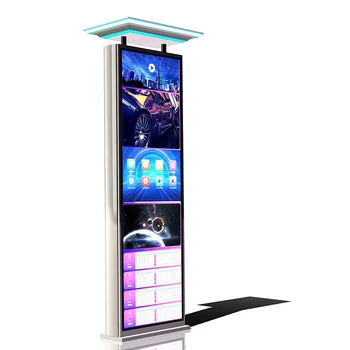 Solar Power Lcd Display Advertising Road Sign for Smart Bus Stop Outdoor LED Sign Digital Signage