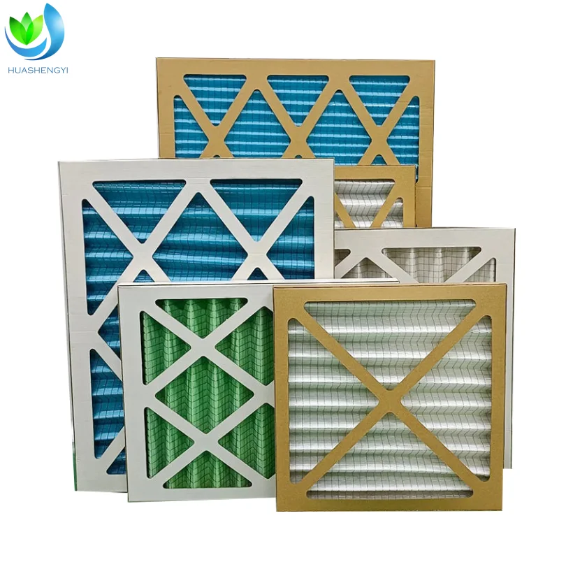Factory Custom Ac Furnace Air Filter Merv 8 11 13 14 15 Unit Filter Pleated Filter Merv 8 Air Filter AC  for  HVAC Air Condition