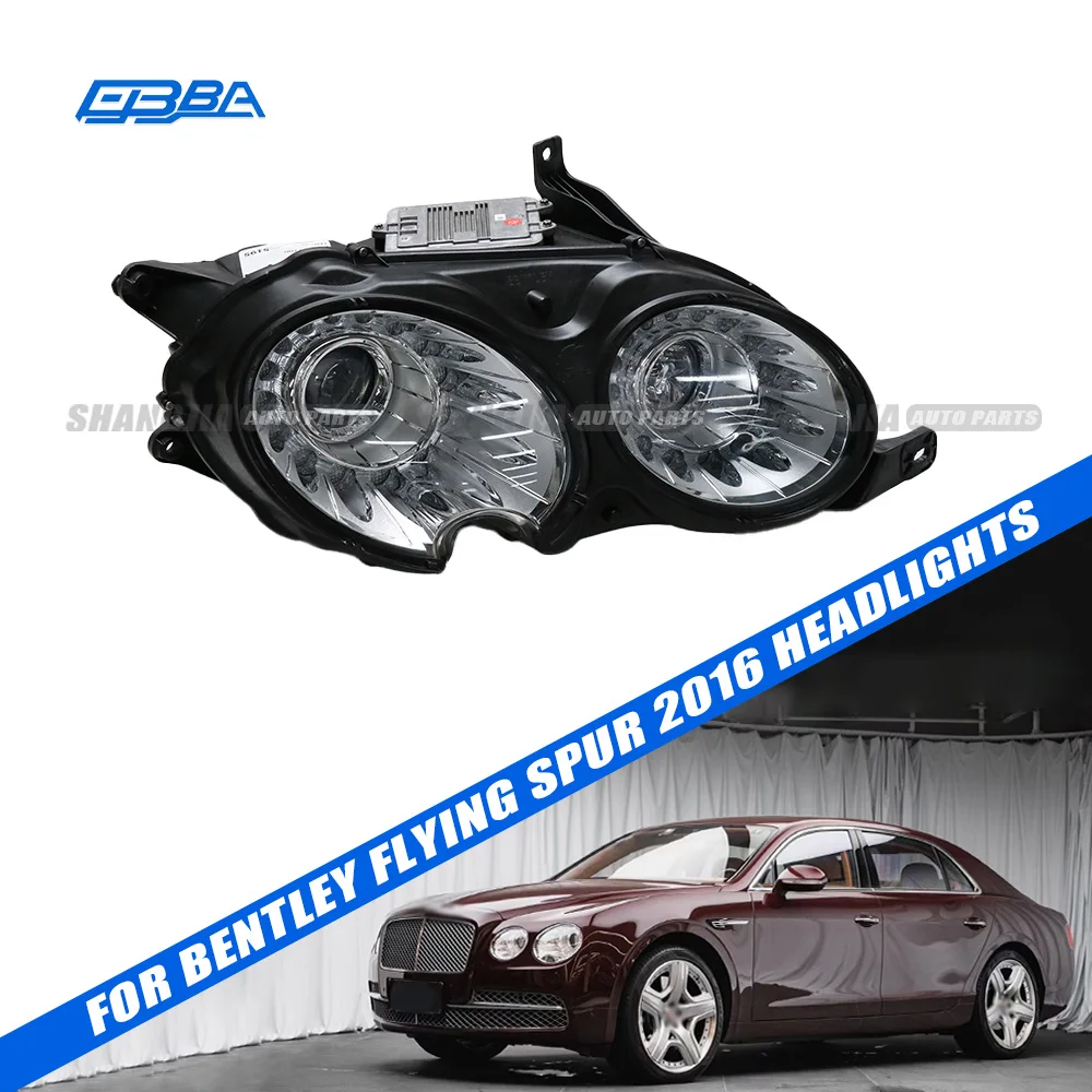 Original Used Headlight For Bentley Flying Spur 2016 High Quality Auto Parts LED Lamp Headlights
