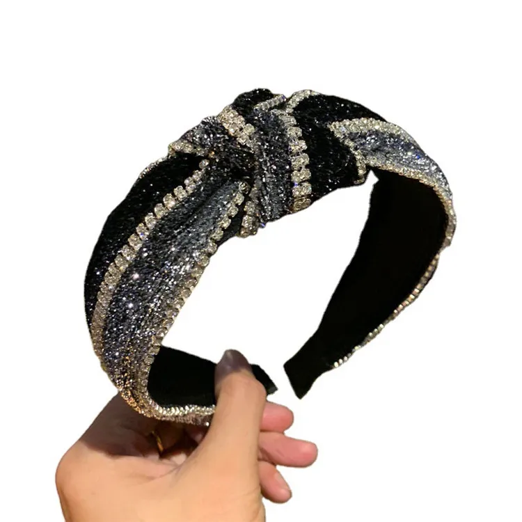 Black Rhinestone headband