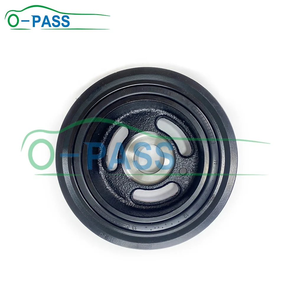 OPASS Harmonic Balancer Pulley for Ford FOCUS MK2 C-MAX 2nd Ecosport II & VOLVO S40 V50 C30 4M5G-6316-FB