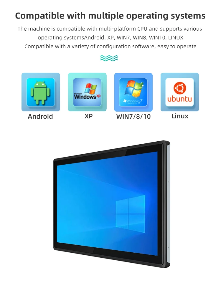 12 Inch Fanless Industrial All-in-one PC Intel Core I5 SSD Touch Screen ...
