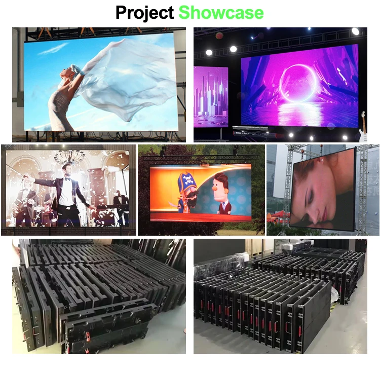 IP43 Rated Waterproof High Brightness Full Color P3.91 LED Display Screen for Outdoor Rental Events
