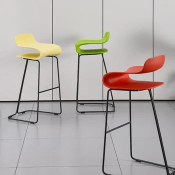 Retro Design Bar Chair Reception Comfortable Party Relaxing Modern High Chairs Minimalist Adults Taburetes De Bar Furniture