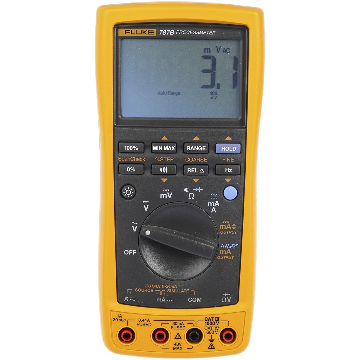 Fluke 787B Hand Digital Multimeter, CAT III, CAT IV 1000V ac / 1A ac ...