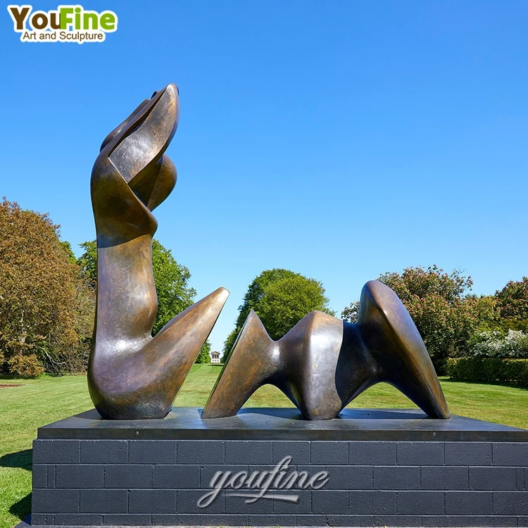 YOUFINE 手作りの有名アーティストによる現代抽象ブロンズ像 ヘンリー