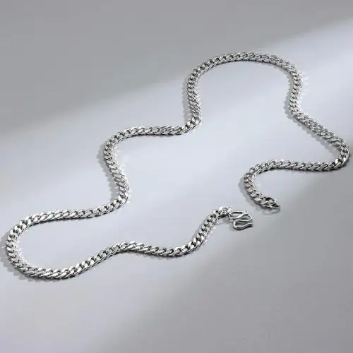 Platinum Sideways shops Silver Chain