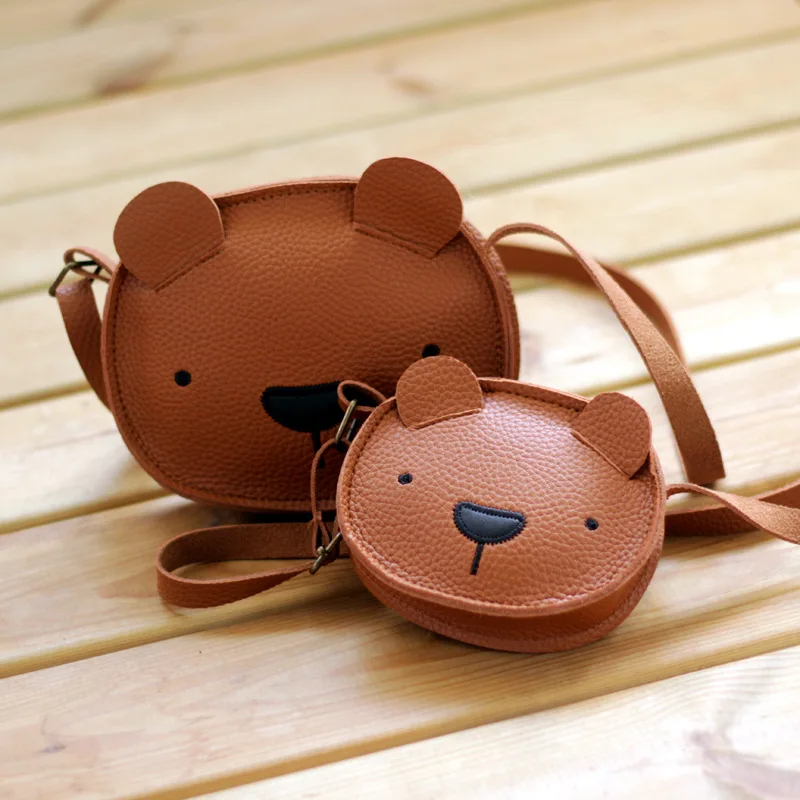 Cartoon Cute Coin Purse Leather Coin Purse Mini NICHE Design Korea Ins Soft First Leather Coin Purse