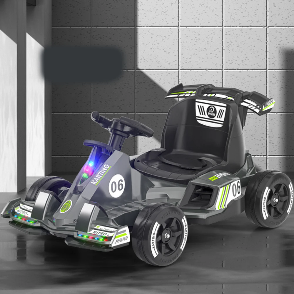 Children 1-6 Years Old Electric Four Wheel Drifting Boys Girls Remote Control Metal Battery-Powered Kid's Car