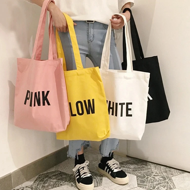 Customized Blank Canvas Bags Promotional Cheap Blank Cotton Tote Bags High Quality Canvas Printed Tote Bag