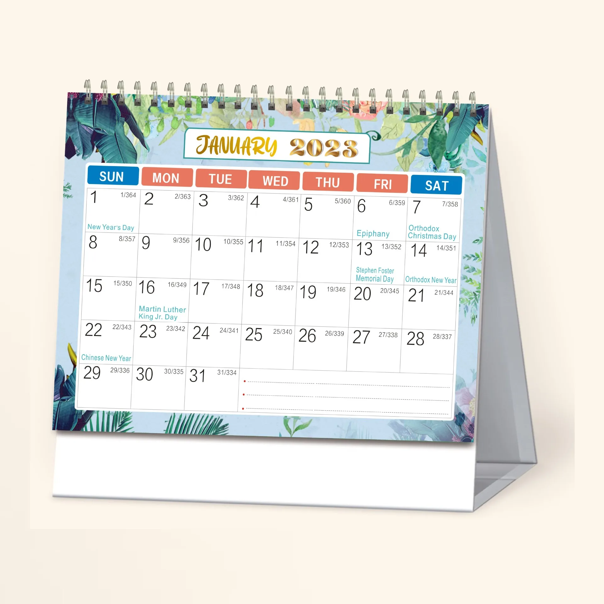 2023 2024 высокое качество индивидуальная оптовая продажа календарь Advent anhui спиральная настольная коробка розовый подарок роскошный акрил персонализированный