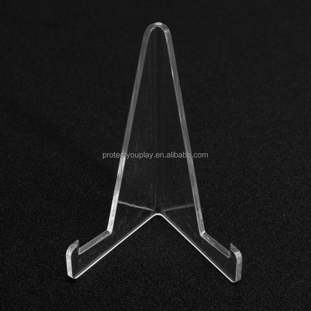 Small Lucite Stand for Magnetic Card Holders Small Lucite One Touch Stand