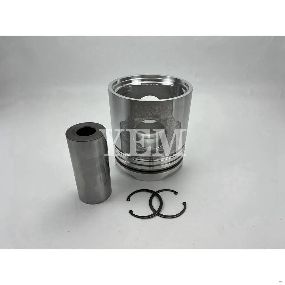 6D155 Engine Cylinder Piston Kit With Pin CIR-CLIP for Komatsu