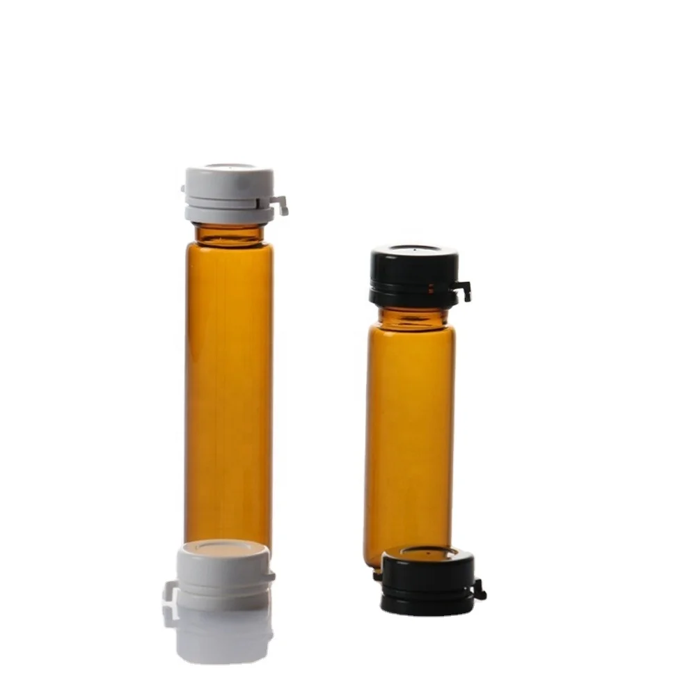 5ml10ml 15ml Wide Mouth Brown Glass Medicine Bottles Vial with Screw Cap