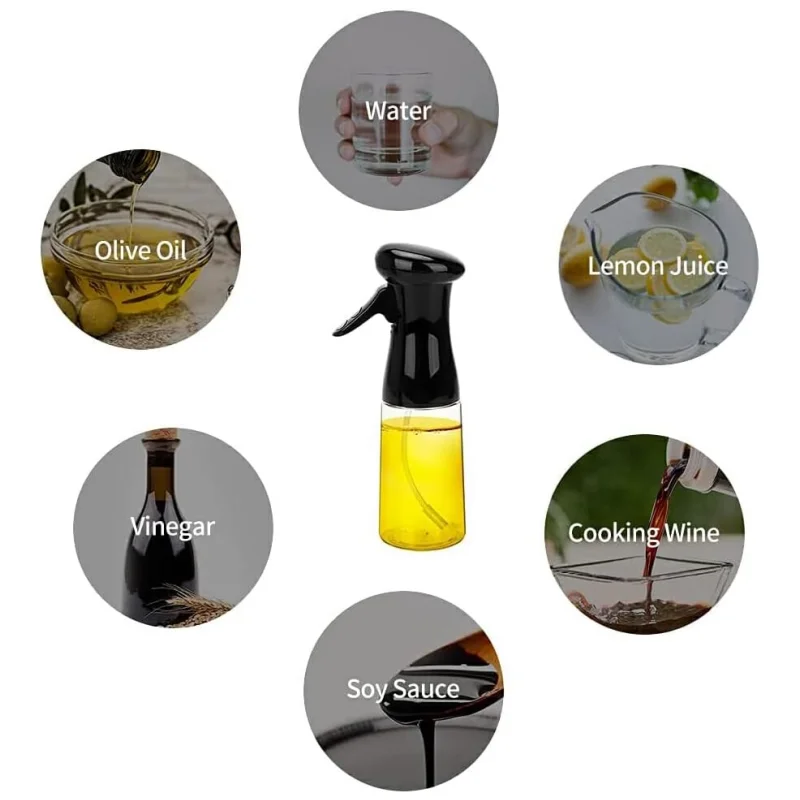 product thickened glass oil vinegar dispenser push type oil atomiser olive oil sprayer bottle for salad bbq kitchen cooking and baking-34