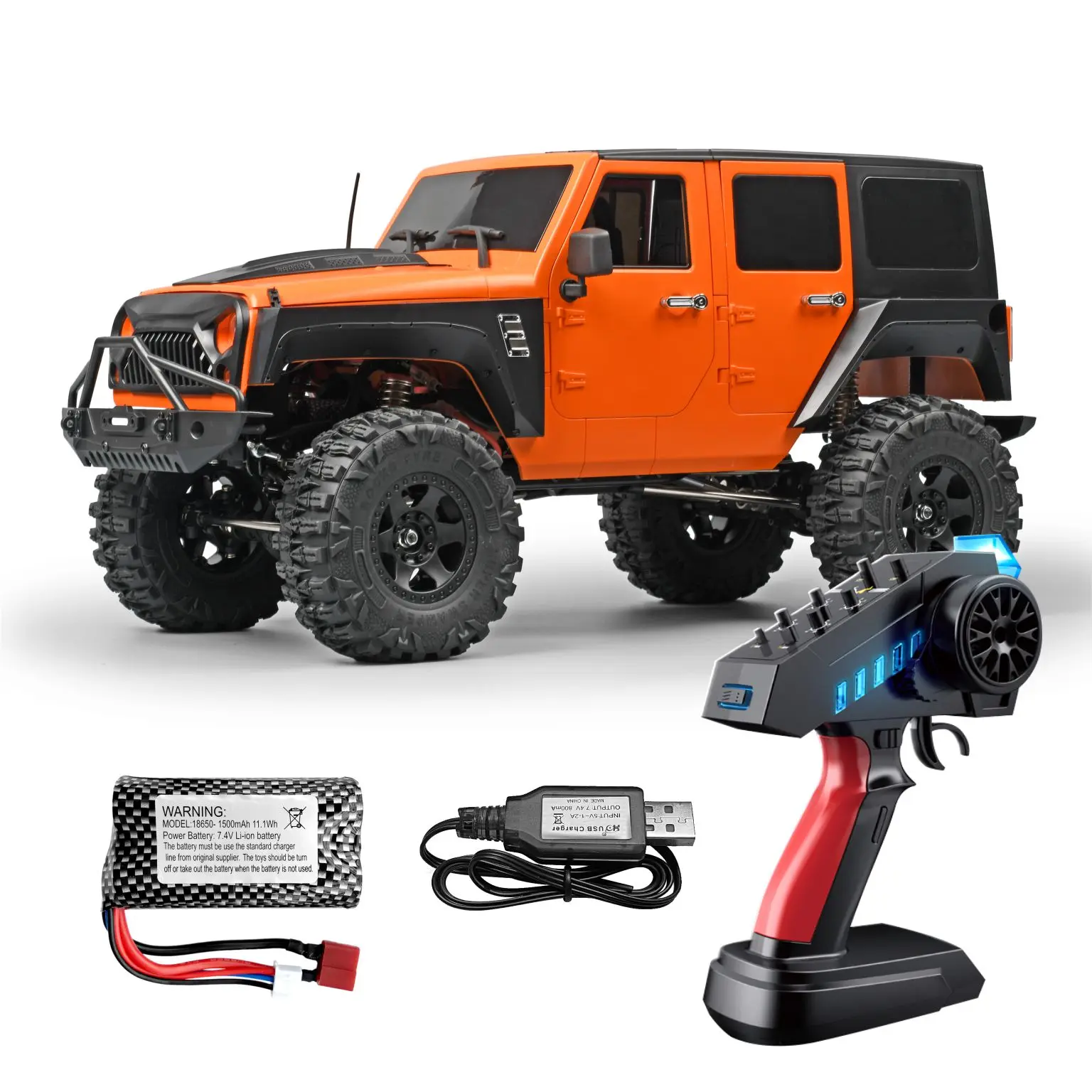 1:10 MN222 Model Off-road Four-wheel Drive Toy Car Climbing Car