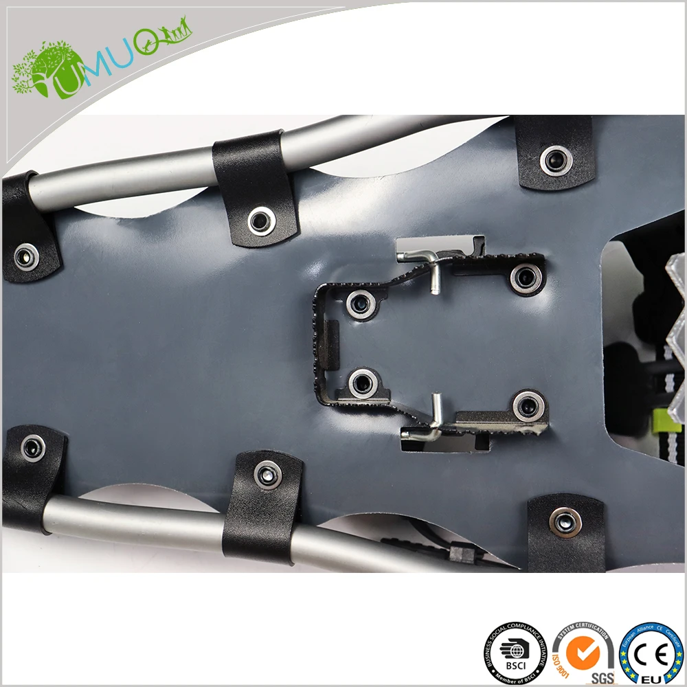 Yumuq Lightweight Aluminum Hiking Snowshoes With Hdpe Decking For