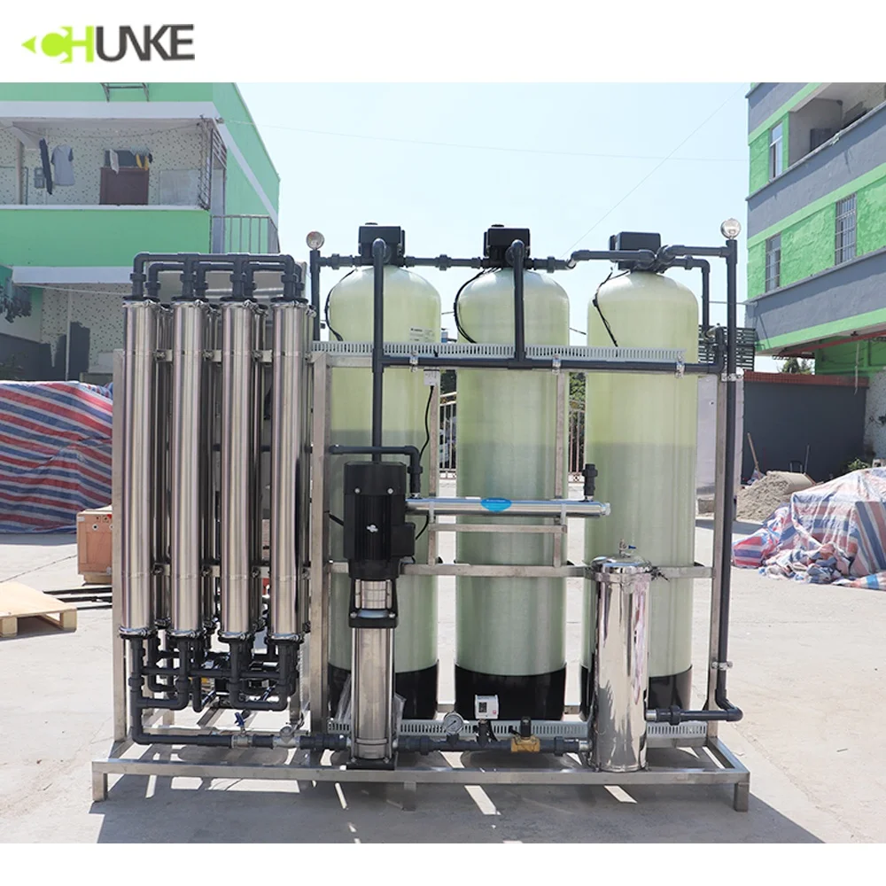 2000L Manual Automatic RO Purified Direct Drinking Water Machine Reverse Osmosis Water Treatment Machinery