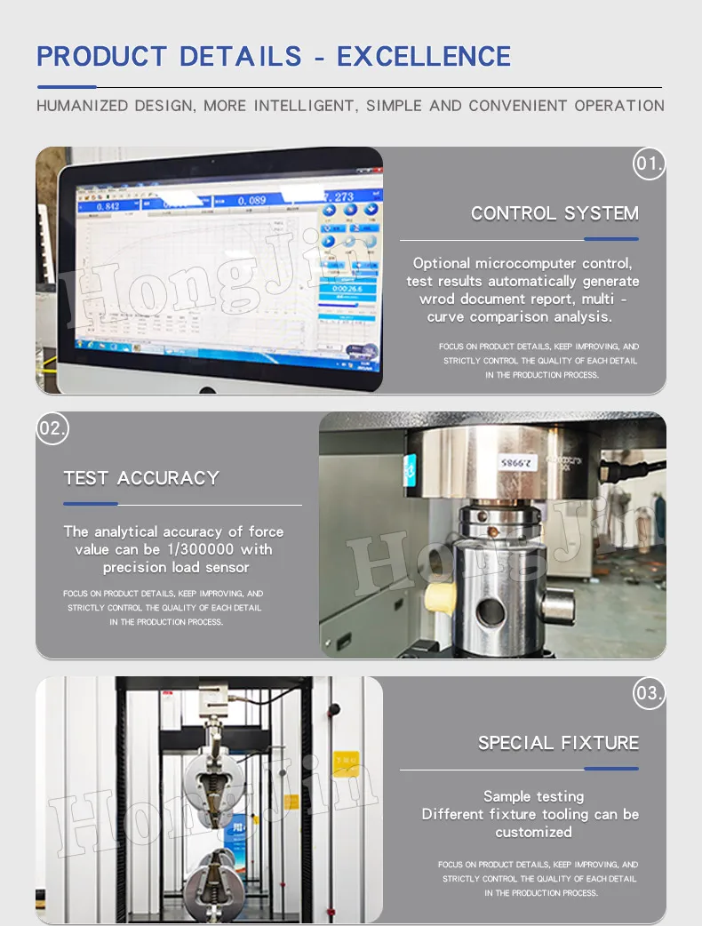 Double Column Tensile Machine Mechanics Testing Machine Tensile ...