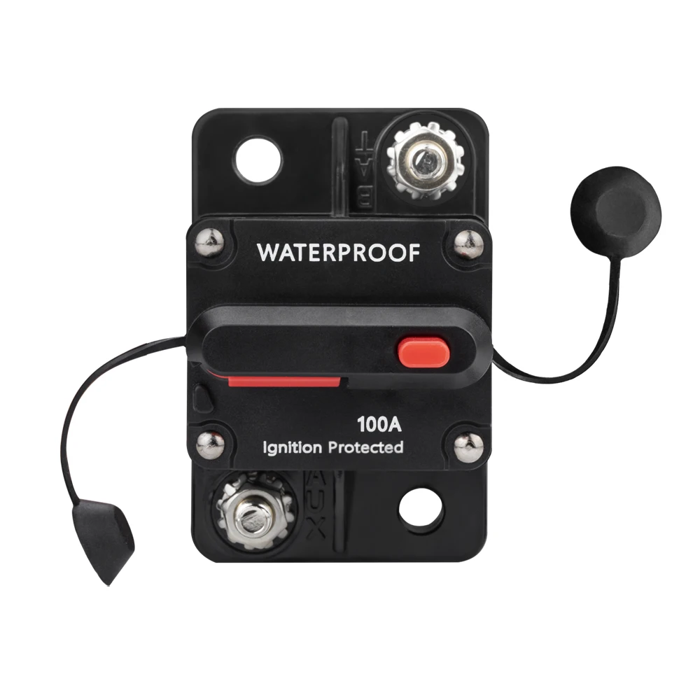 Interruttore Automatico Portafusibili 12V 50A Per Auto – Ripristino Manuale – Protezione Impianto Audio