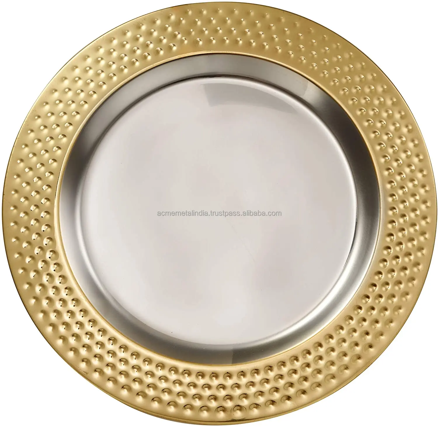 Solid Copper Charger Plate Premium Quality Copper Polished Charger