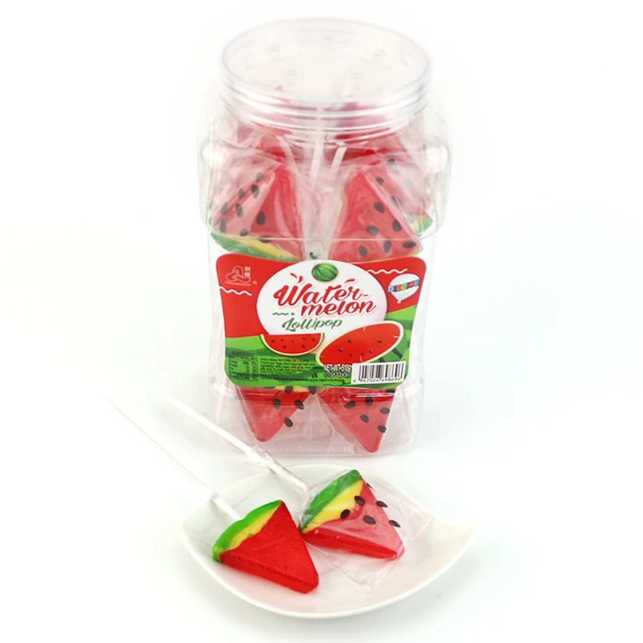 watermelon sliced lollipop