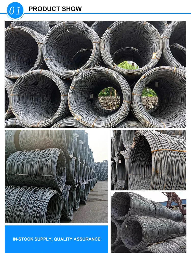 5.5mm 6.5mm 8mm 10mm 12mm 14mm Hot Rolled Low Carbon Steel Wire Rod In