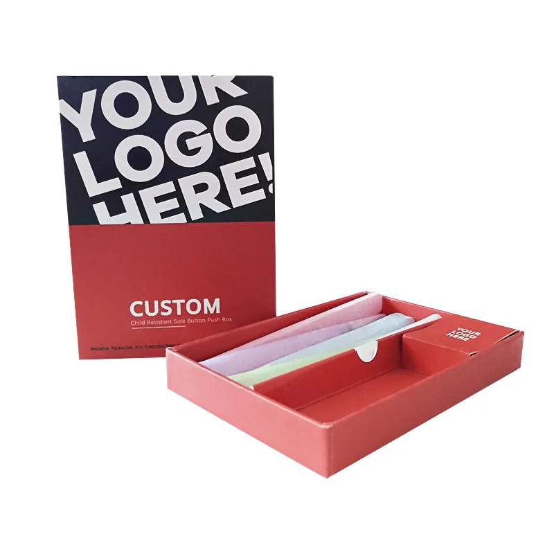 Custom Preroll Packaging Keep Safe With Child Proof Packaging and Lighter Design Preroll Packaging
