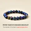 Peter Tiger Eye Stone 8mm