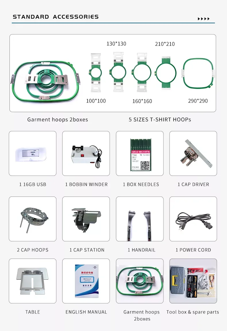 AS-BC1202 Double Head Automatic Computerized Embroidery Machine for Cap, Flat and Garment Embroidery factory