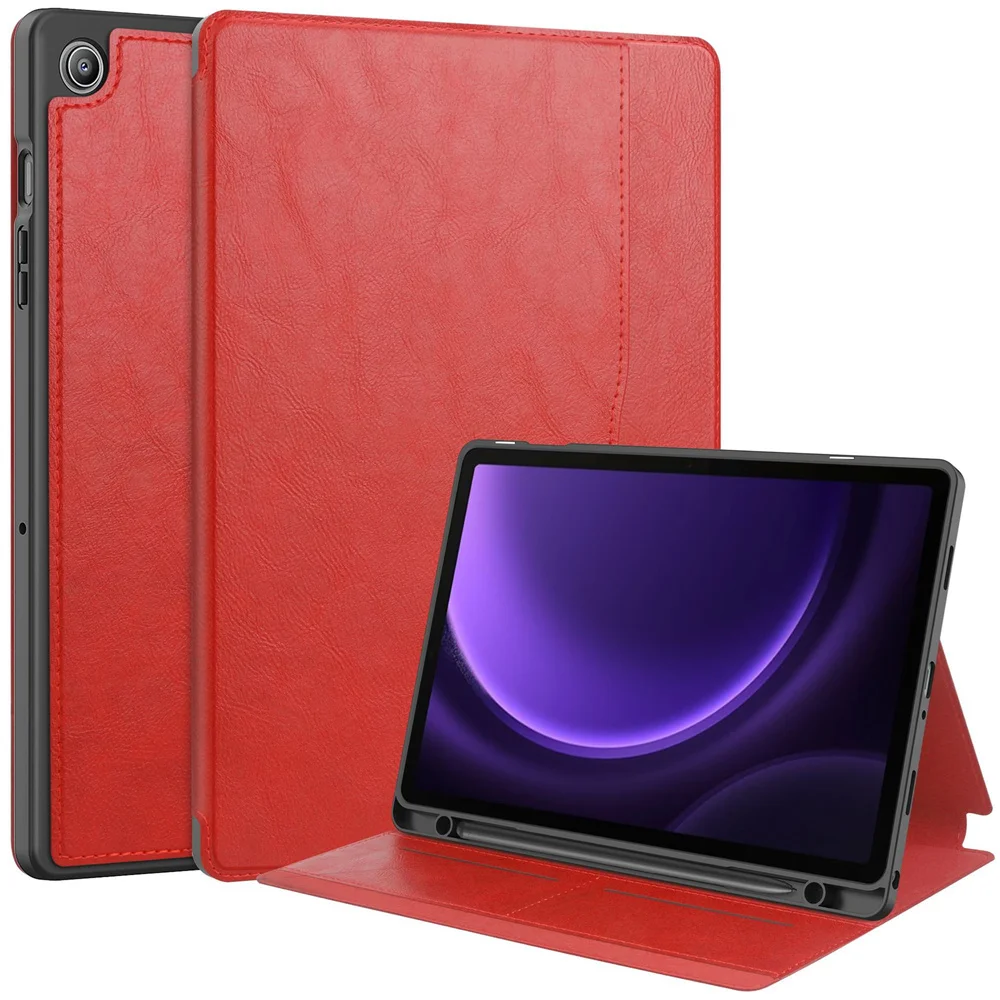 TPU simulation leather Tablet case cover for  Samsung Tab A9  Multifunctional clamshell   Laudtec