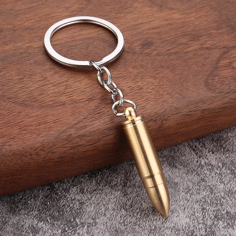 Mini Portable Bullet Shaped Keychain Ear Pick Spoon Keychain Couple ...