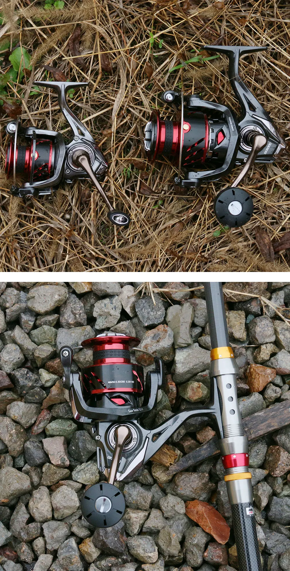 SK800-2000 Series Fishing Reel 5.7:1 Light