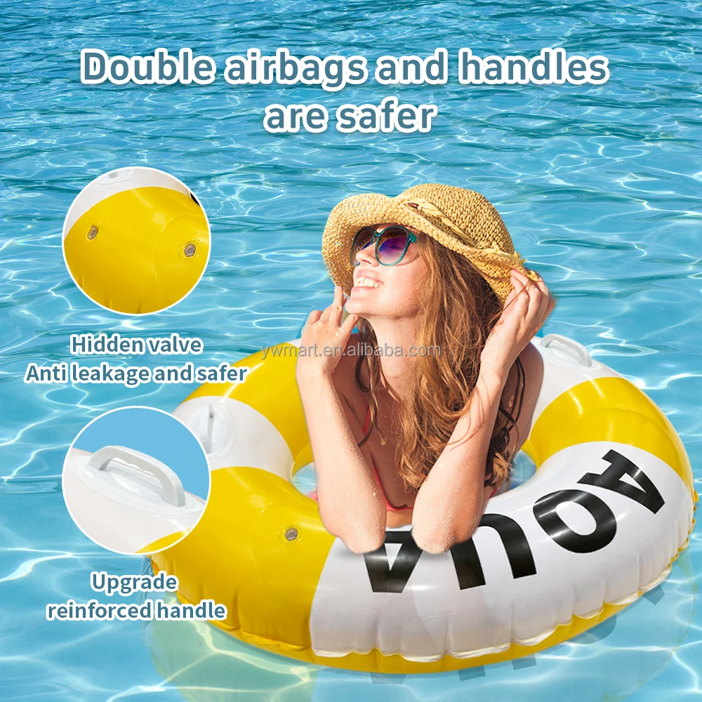 Gilet De Natation Gonflable Enfant - Anneau De Baignade Avec Sangles Réglables, Pour Piscine/plage (3-15 Ans)