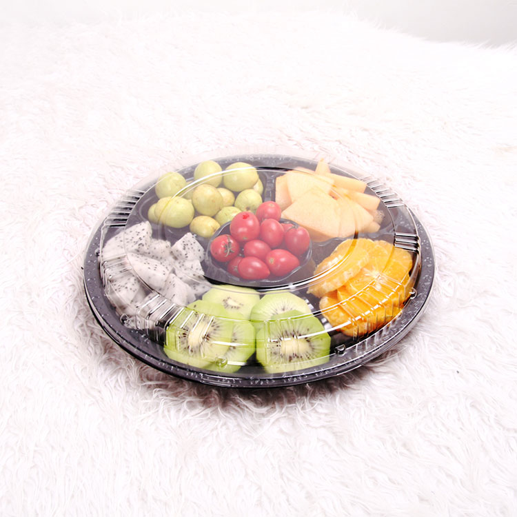 OEM прозрачная блистерная коробка для упаковки фруктового салата, прозрачные пластиковые коробки для фруктов