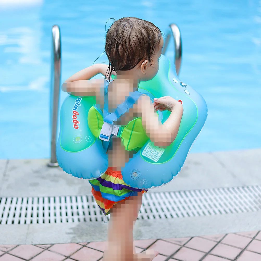 2022 Upgrades 0.35mm Pvc Comfortable Convenient Baby Swimming Float Ring Kids Inflatable Swim Ring for 3-36 Months Child