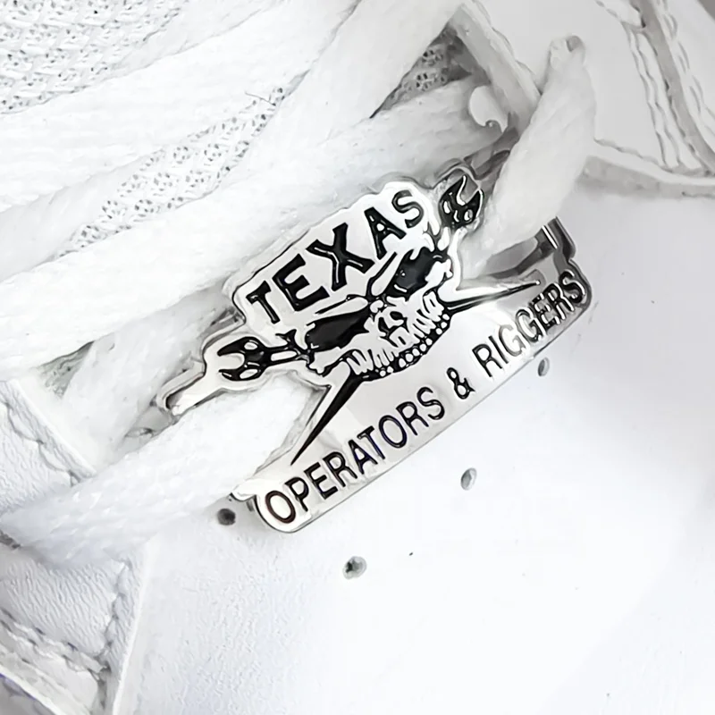 America TEXAS Boot Lace Keepers Personalized Shoelace Tag Runner Gym Charm Decoration