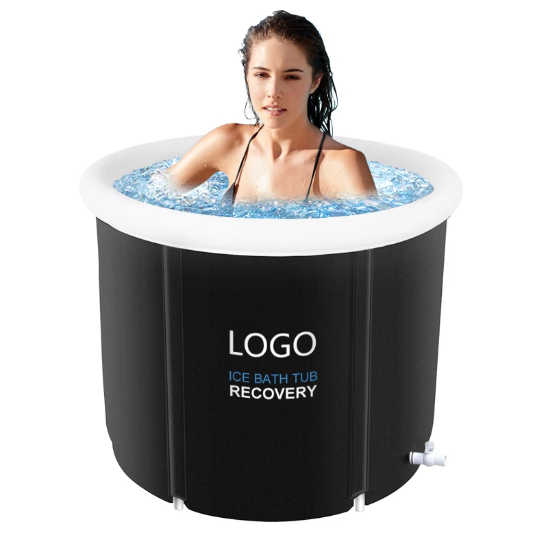 Large freestanding bath tub inflatable foldable hot bath tub ice bath