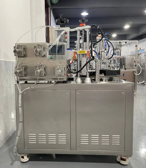 Semi Automatic Bfs Machine Tandem PP Vial Blow Fill Seal Machine for Cosmetic