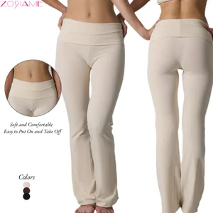 Top-Rated Bestselling Breathable Skin-Friendly Low-Waisted Eco-Friendly Relaxed-Fit Yoga Cotton Pants for Women